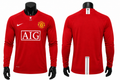 Man United 07/08 Home  Longsleeve RETRO