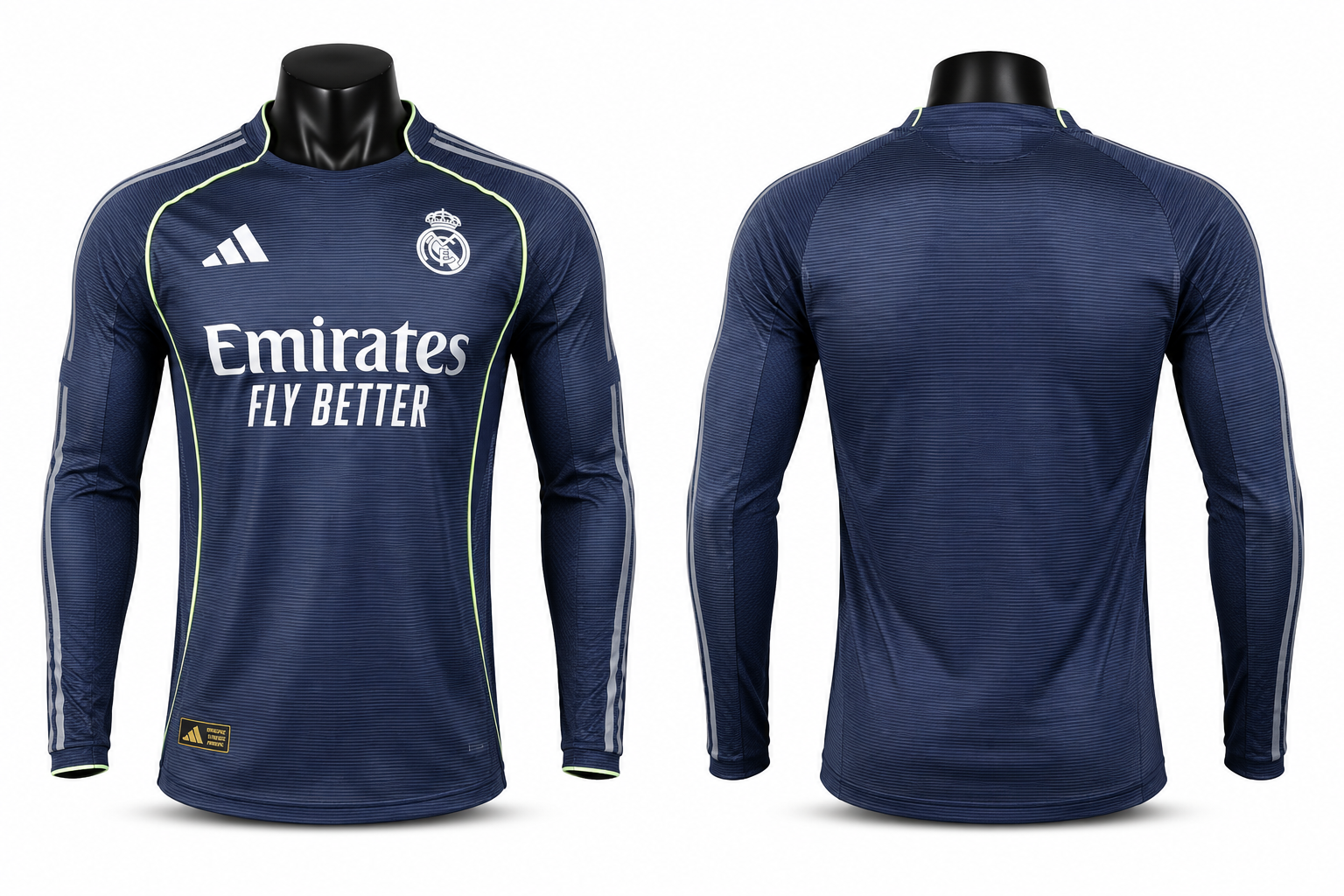 Real Madrid 25/26 Away Longsleeve Playerversion