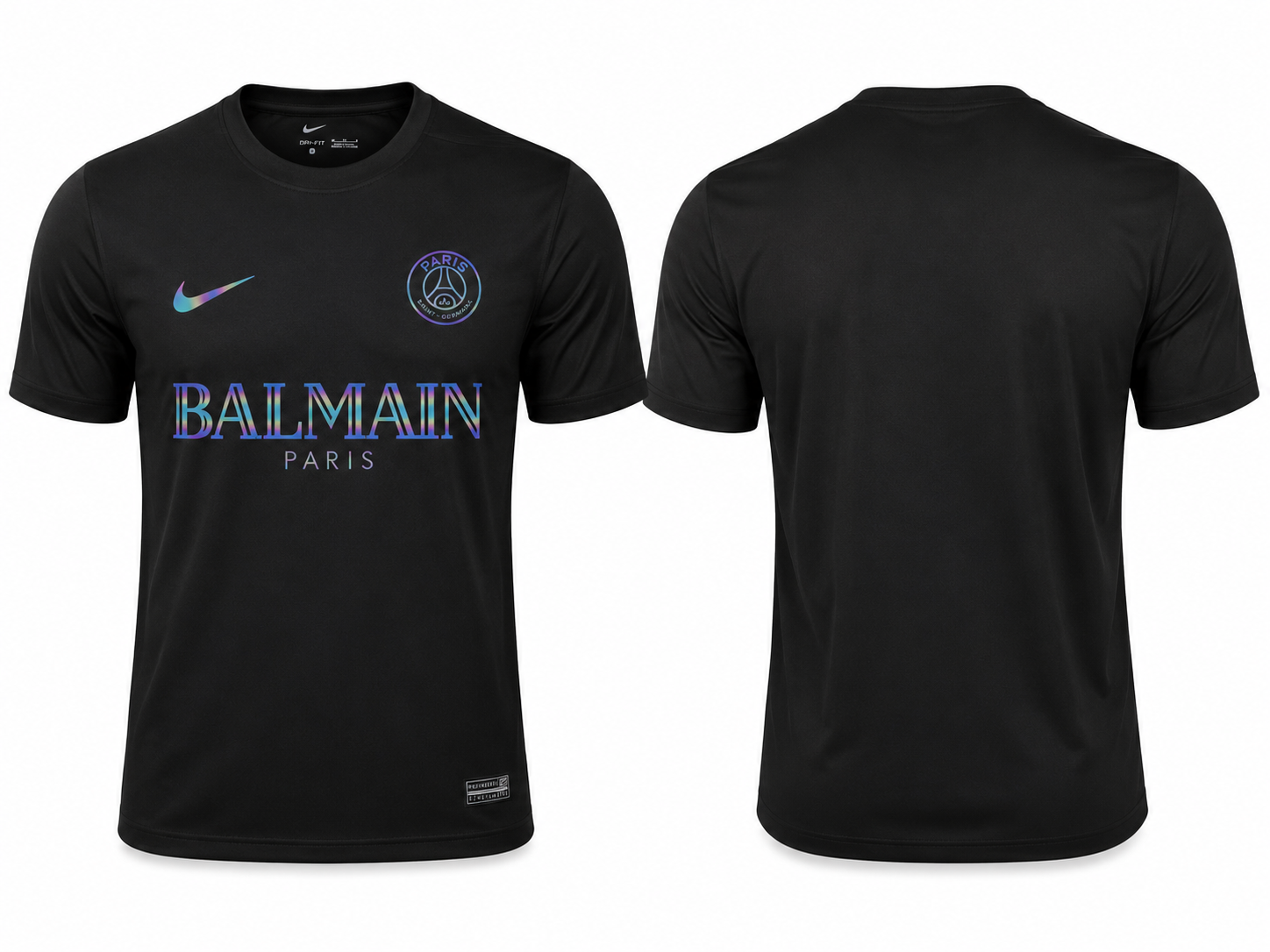 PSG X Balmain Black