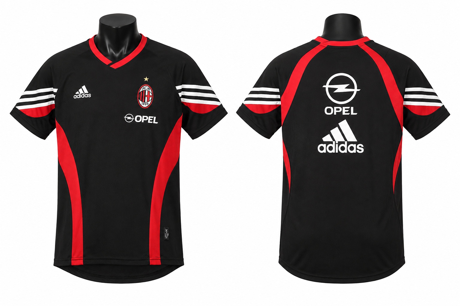 Milan 03/04 Trainingshirt Black